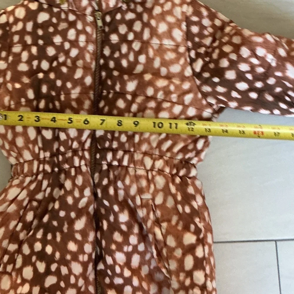 H&M Kids Vibrant Red and Orange Floral Jacket Sz 7-8Y